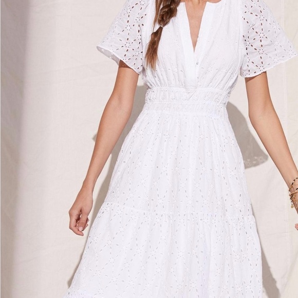 Anthropologie Maeve Somerset white maxi new with tags XL - Picture 4 of 8